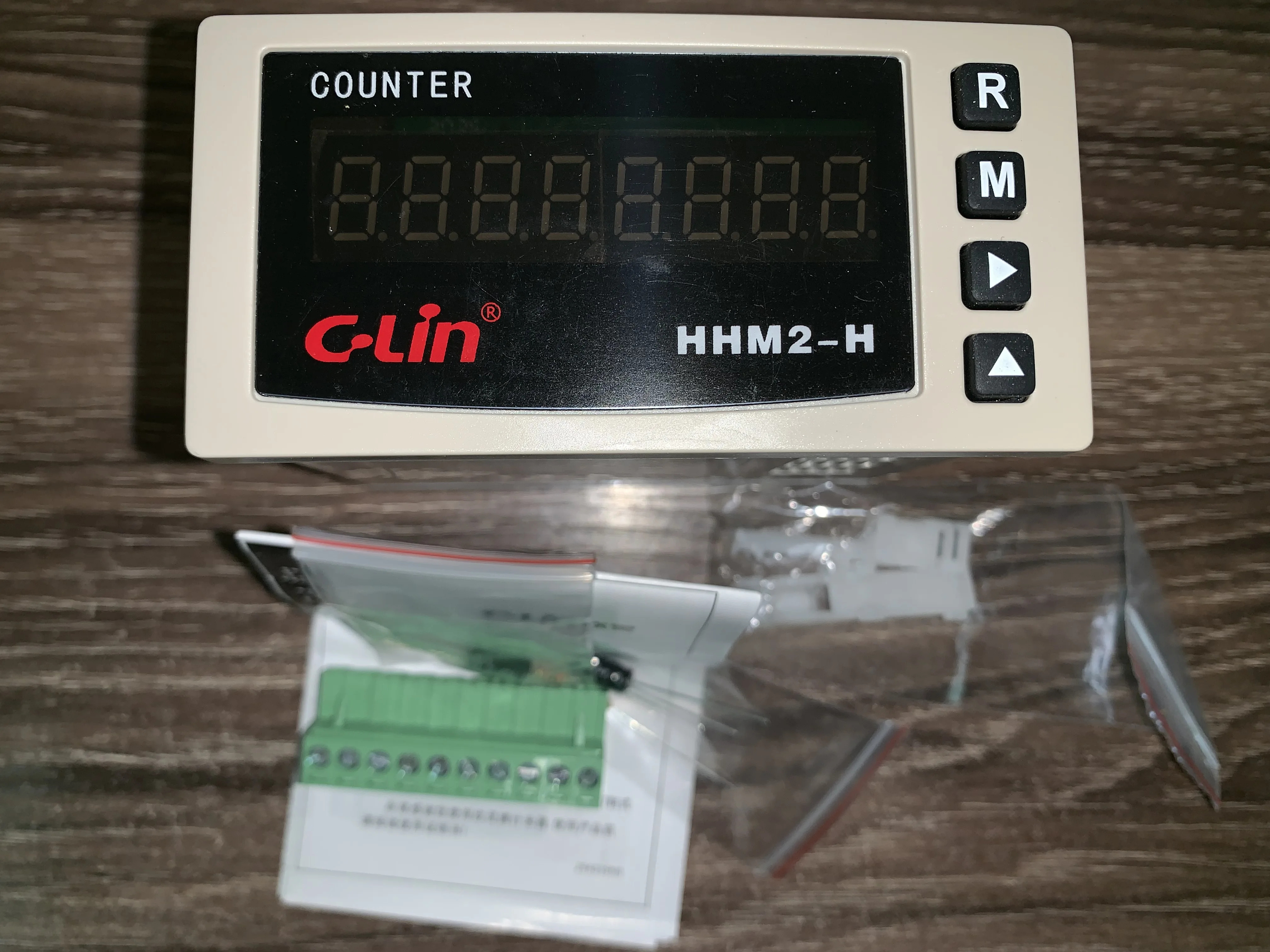 C-lin 8 가역 카운터/미터 HHM2-H 고속 카운팅 속도 AC 220V 디지털 디스플레이 N C F 시스템 5000 회/초