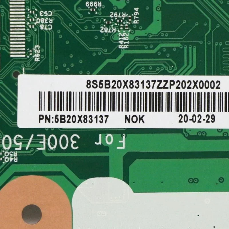 BM5866V1.3 Lenovo호환 Chromebook 300e 2nd 노트북 마더보드 5B20X83137 N4020 CPU 4GB RAM 32GB 메인보드 완전 작동 리퍼