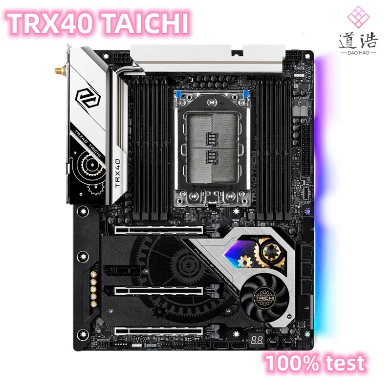 ASRock호환 TRX40 TAICHI 마더보드 256GB 지원 대 Ryzen호환Threadripper CPU DDR4 완전 작동 리퍼