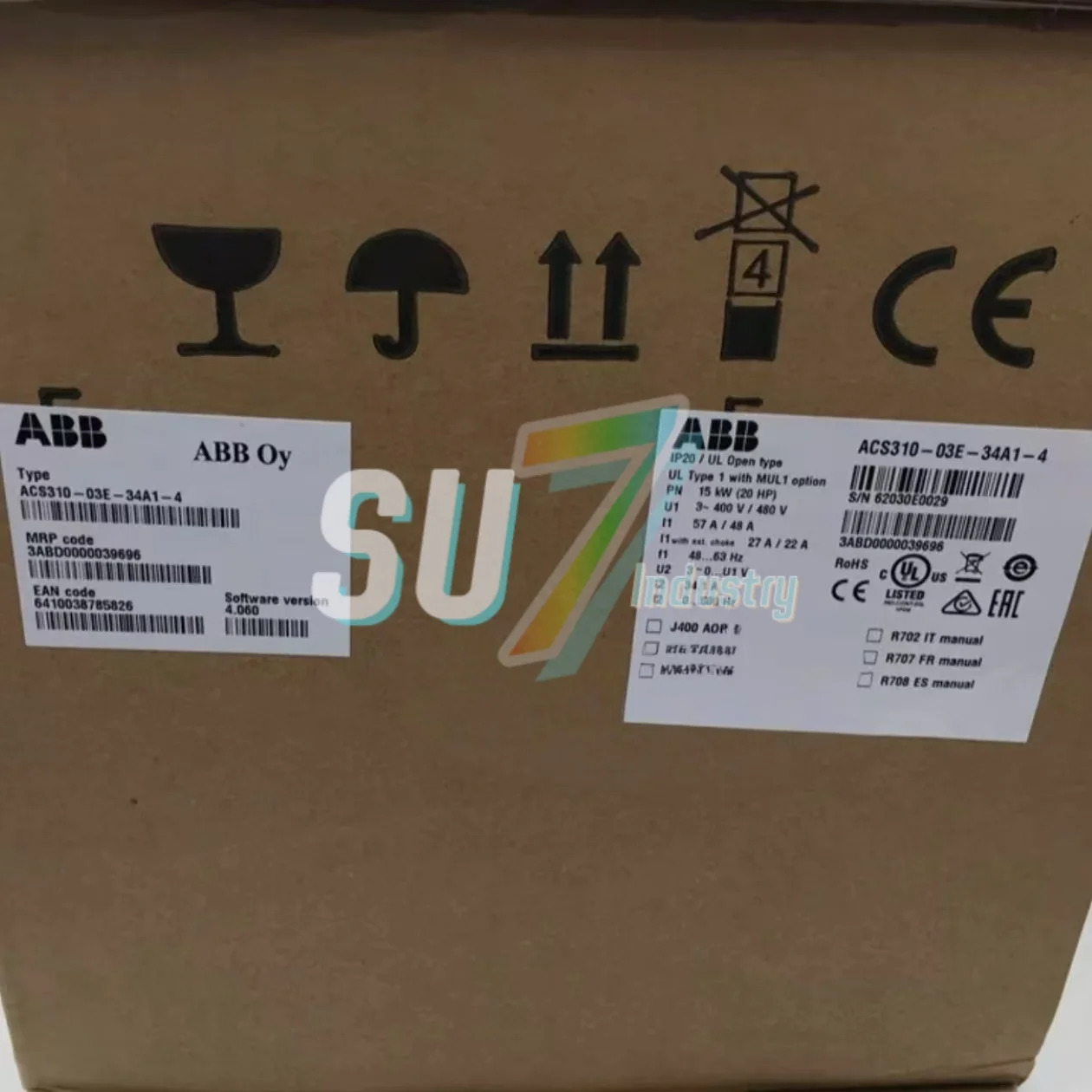 ACS310-03E-34A1-4 ACS310-03E-41A8-4 ACS310-03E-48A4-4 오리지널 주파수 변환기