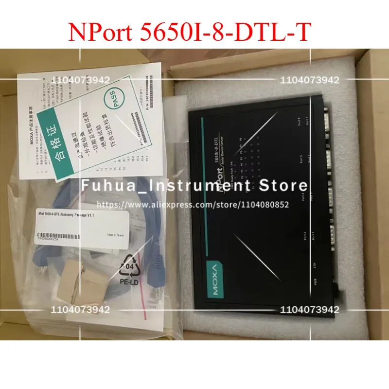 MOXA NPort 5650I-8-DTL-T V1.1.0 서버 8포트 와이드 온도