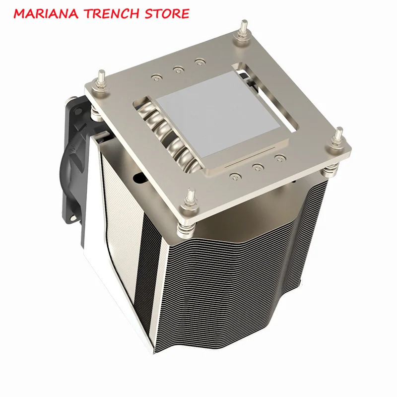4U-R96 4U 서버 CPU 쿨러 LGA 1700 스퀘어 크기 114X92.5X125.7mm 12V 4핀 PWM 2 볼 베어링 전력 소비 280W
