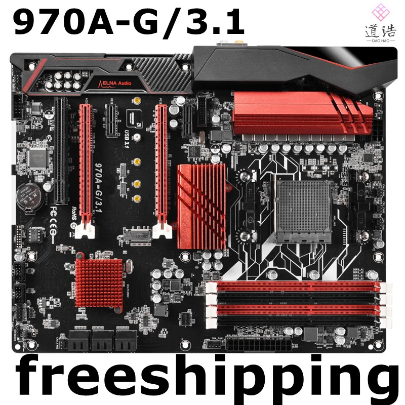ASRock호환 970A-G/3.1 마더보드 64GB AM3 DDR3 970 메인보드 리퍼 완료