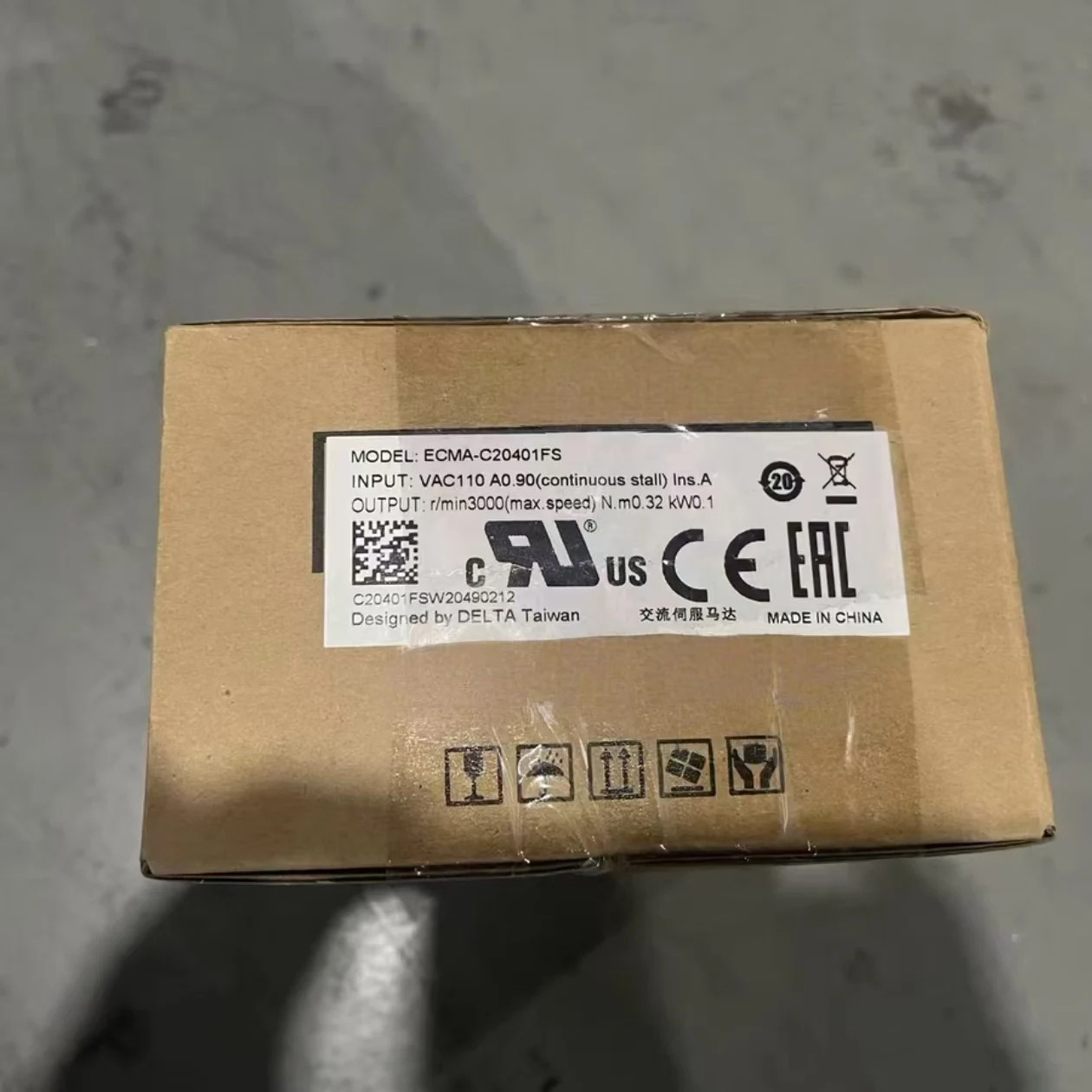 서보모터 ECMA-C20401FS ECMA-C20602RS 원본
