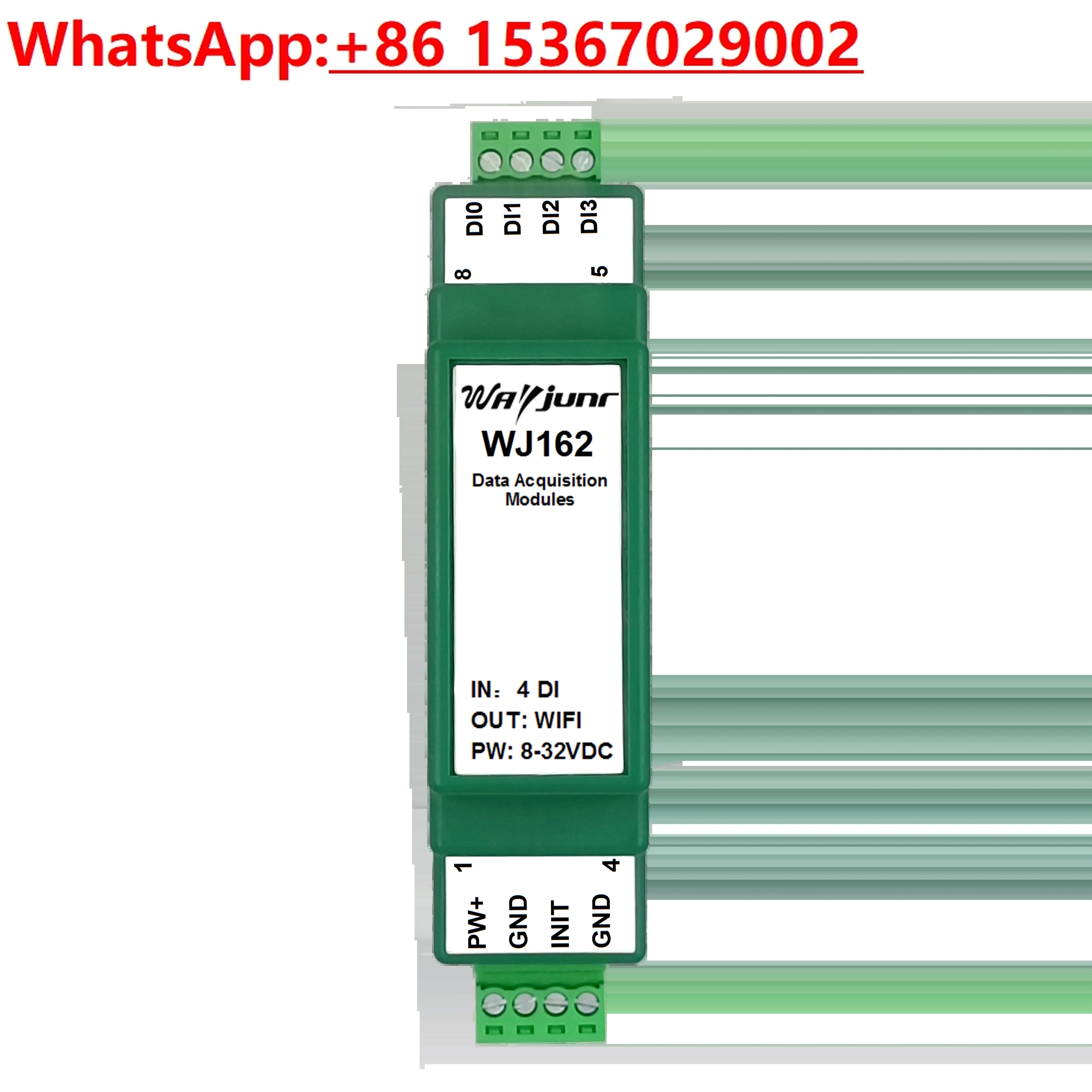 4채널 DI 스위치 감지 카운터 MQTT 프로토콜 웹 페이지 온라디스플레이 WiFi 모듈 WJ162