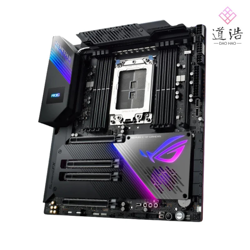 ROG ZENITH II EXTREME ALPHA 마더보드256GB PCI-E4.0 M.2 DDR4 E- TRX40 메인보드 완전 작동 리퍼