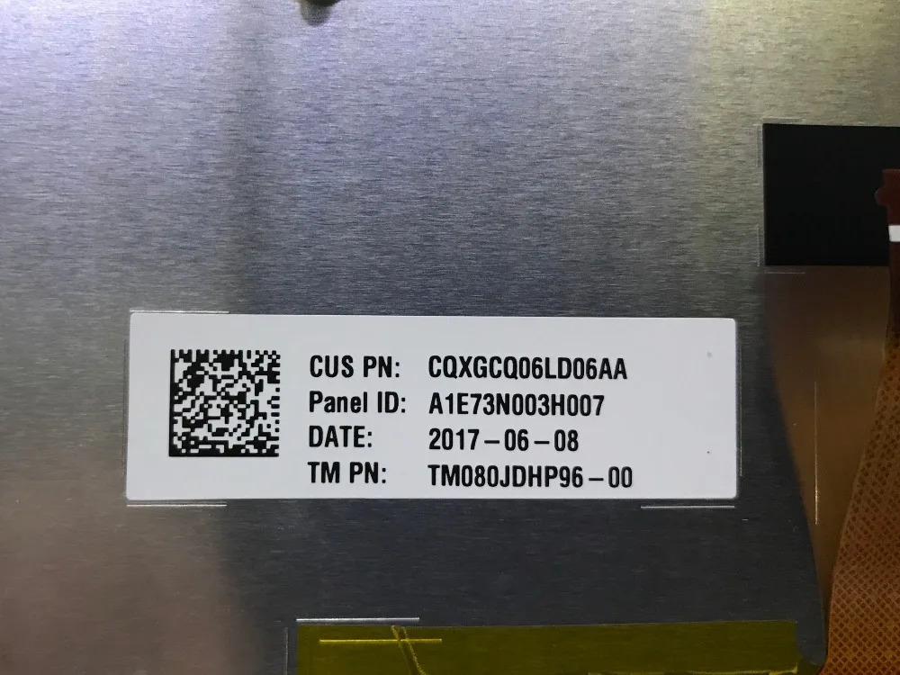 TM080JDhp호환96-00 TM080JDhp호환96 LCD 디스플레이 화면