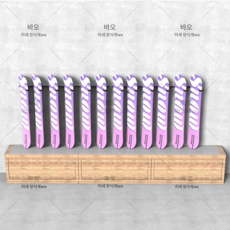 업소용 스키거치대 바퀴 달린 진열 수납 걸이 랙 스탠드 매장 정리 - 상세 이미지 5