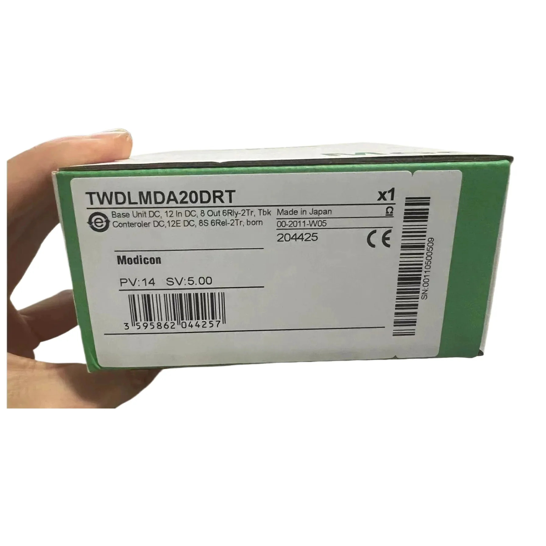 원본 TWDLMDA20DRT TM2AMO1HT TM2O2HT 모듈 PLC 컨트롤러