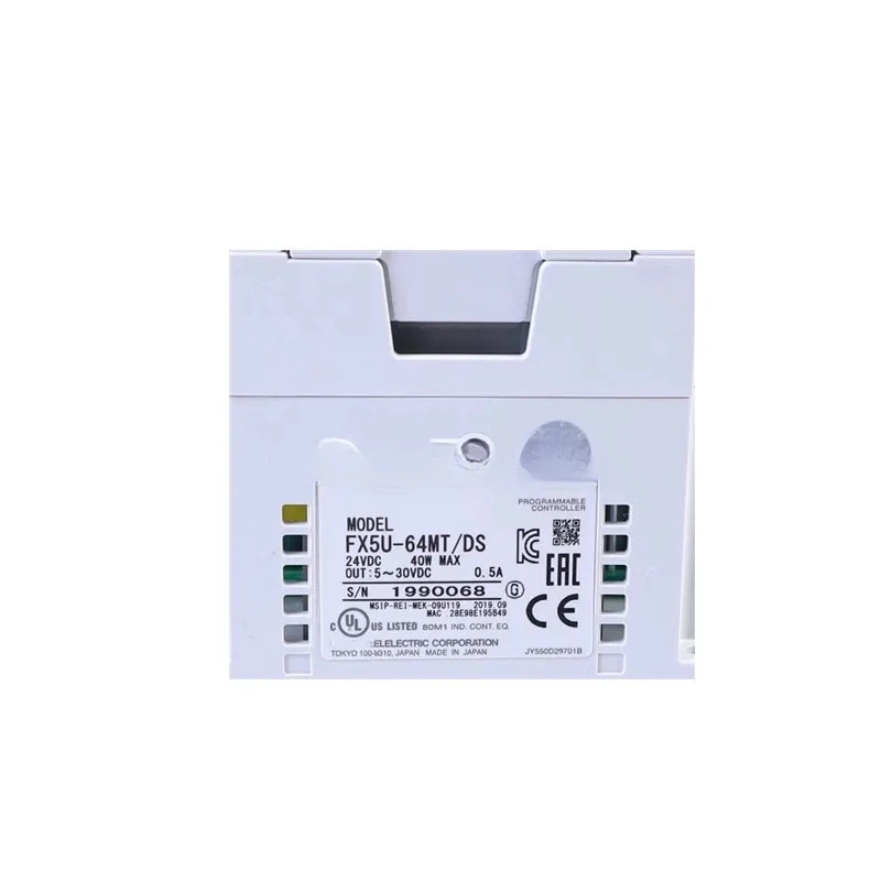 FX5U 시리즈 PLC 모듈 프로그래밍 컨트롤러 FX5U-32MT/DS FX5U-64MT/DS FX5U-80MT/DS 원본