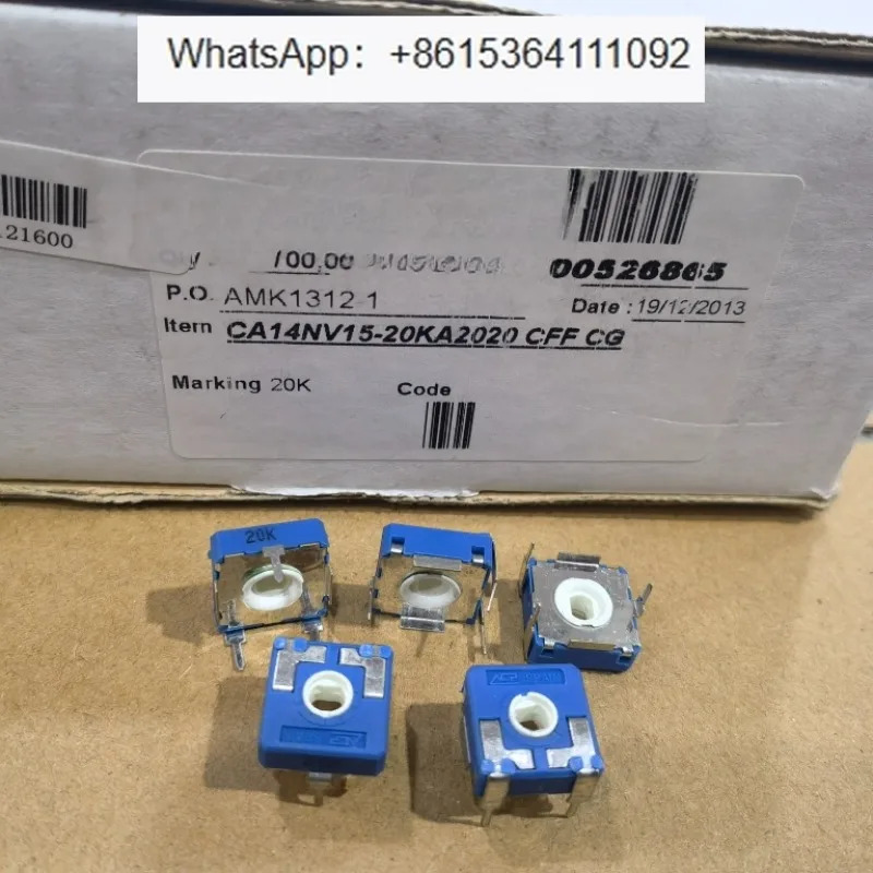 10Pcs CA14NV15 10K 20K100K RT3.52 가변 전위차계