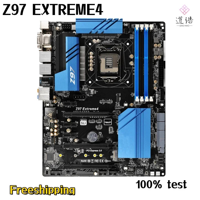 ASRock호환 Z97 EXTREME4 마더보드 32GB HDMI PCI-E3.0 LGA 1150 DDR3 메인보드 완전 작동 리퍼