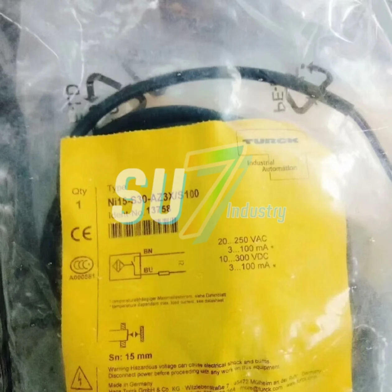 NI15-S30-AZ3X-S100 스위치 센서