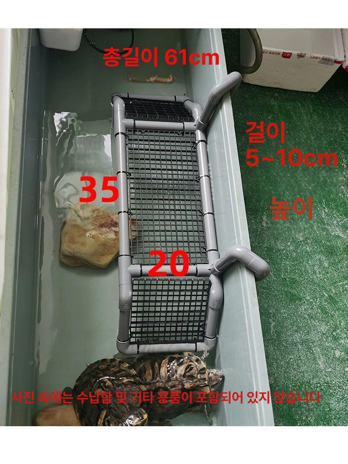 거북이 플랫폼 놀이터 일광욕 등반 사육장 숨겨진 쉼터 육지 선반 거주용 - 상세 이미지 4