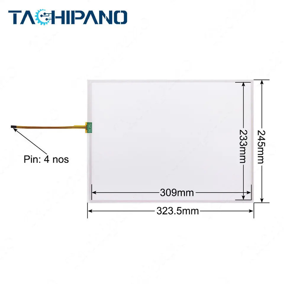 N010-0518-X262/01-TW 터치 스크린 유리터치 패널