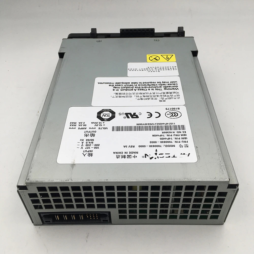 IBM X236 39Y7344 39Y7343 74P4456 74P4455전원공급장치7000830 -0000 사전 리퍼