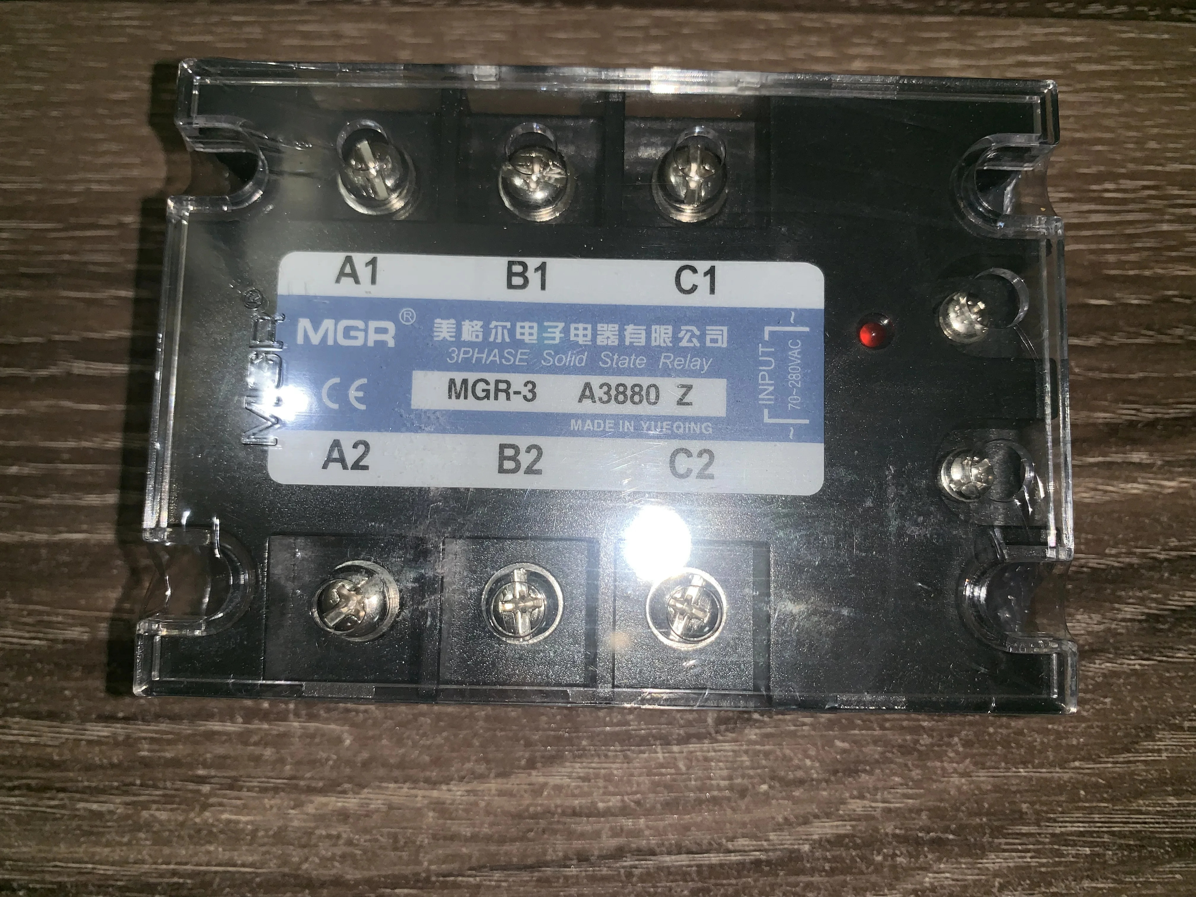 MGR-3 A3880 Z 머큐리 AC 3상솔리드 스테이트 릴레이 A3880Z 제어 매저