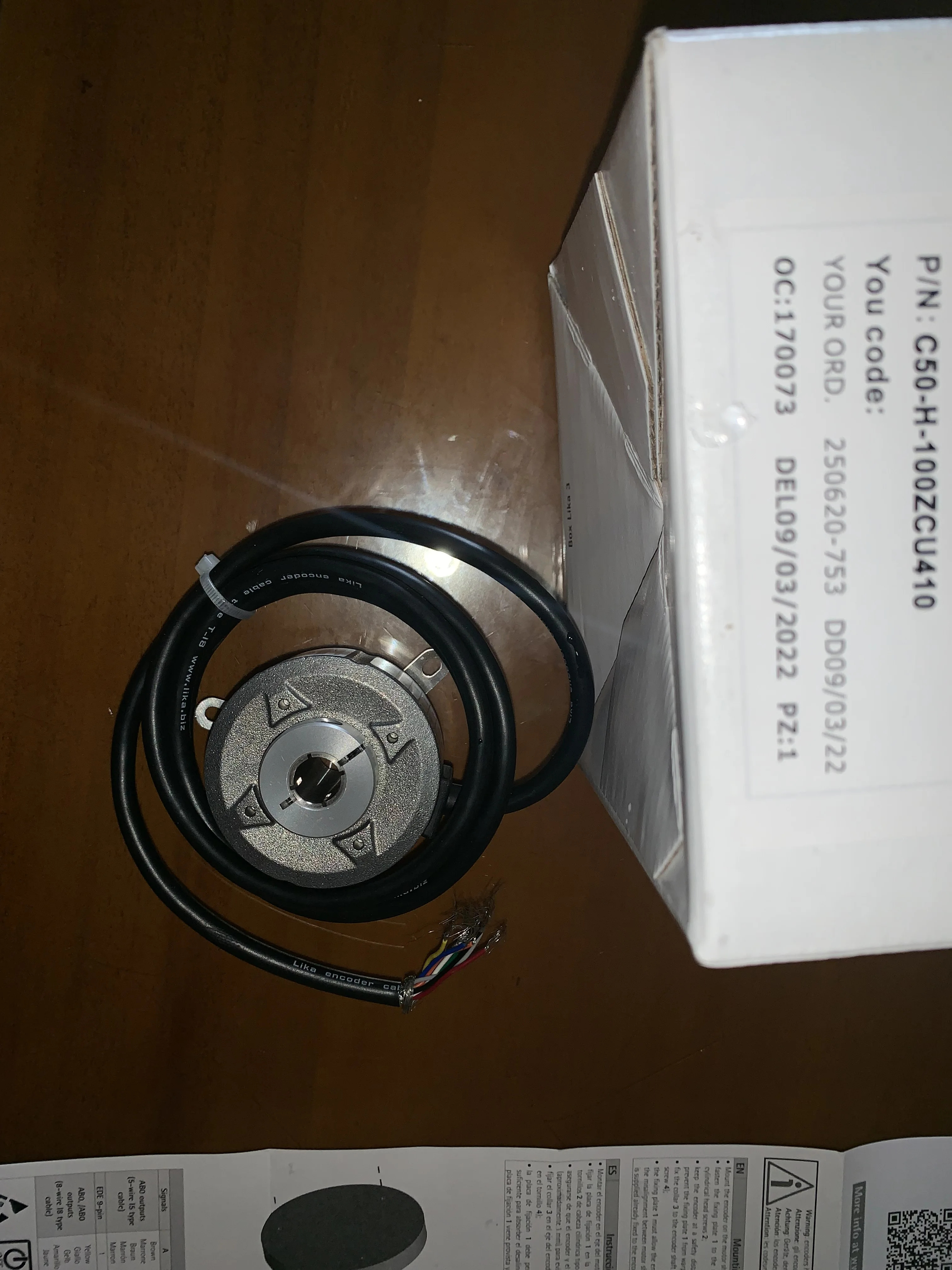 C50-H-100ZCU410 로터리 인코더 300-200-360-400