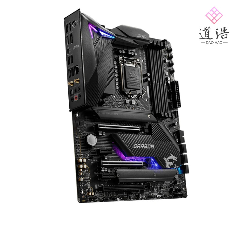 MPG Z490 GNG 카본 와이파이 마더보드 128GB PCI-E 3.0 2 x M.2 6 SATA III HDMI 메인보드 리퍼 완료