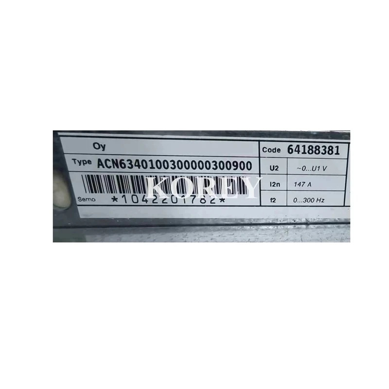 ACS600 인버터 ACN6340025300000300900 ACN6340100300000300900 주세요
