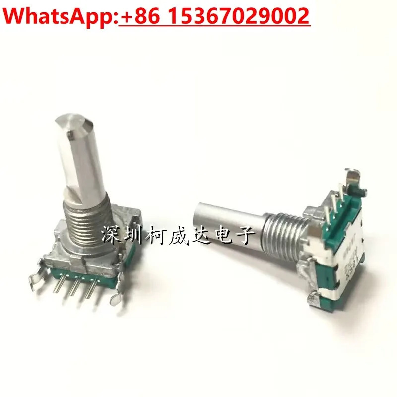 10PCS 인코더 EC11 3015 펄스 수평 3핀 스위치 없는 20mm 반축