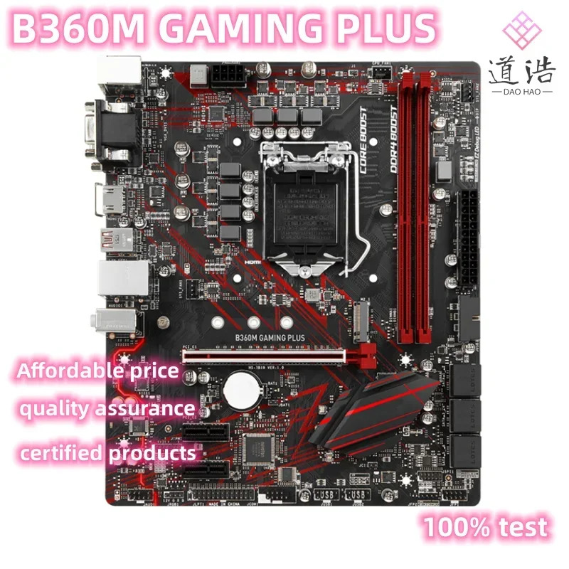 B360M GNG PLUS 마더보드32GB HDMI M.2 USB3.1 USB2.0 LGA 1151 DDR4 마이크로 B360 메인보드 완전 작동 리퍼