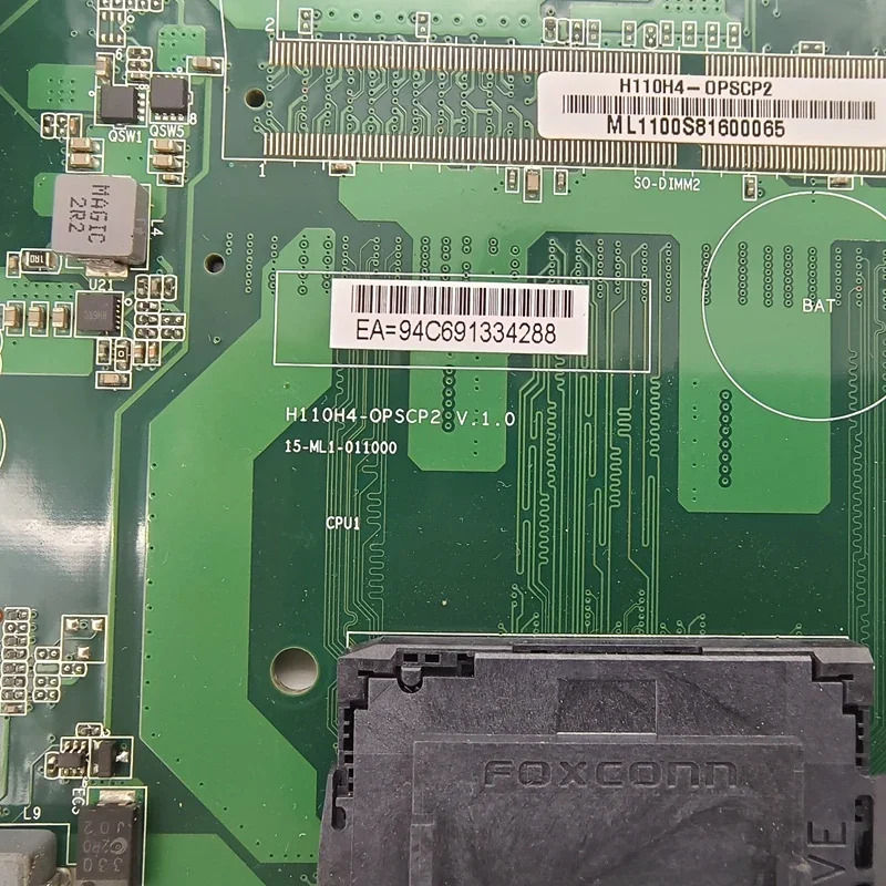 H110H4-OPSCP2 V1.0 마더보드H110H4-0PSCP2 15-ML1- 011000 DDR3 메인보드 리퍼 완료 완전 작동