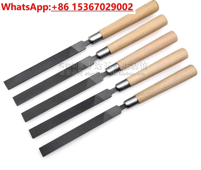 5PCS 플랫 파일 고 탄소강/100 소형/금속 HI10002 4 인치-중치아 개치아로 변경