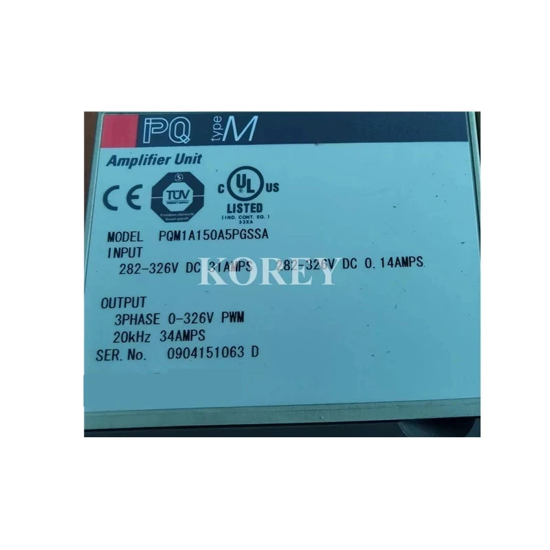 서보 드라이버 PQM1A150A5PGSSA 해주세요