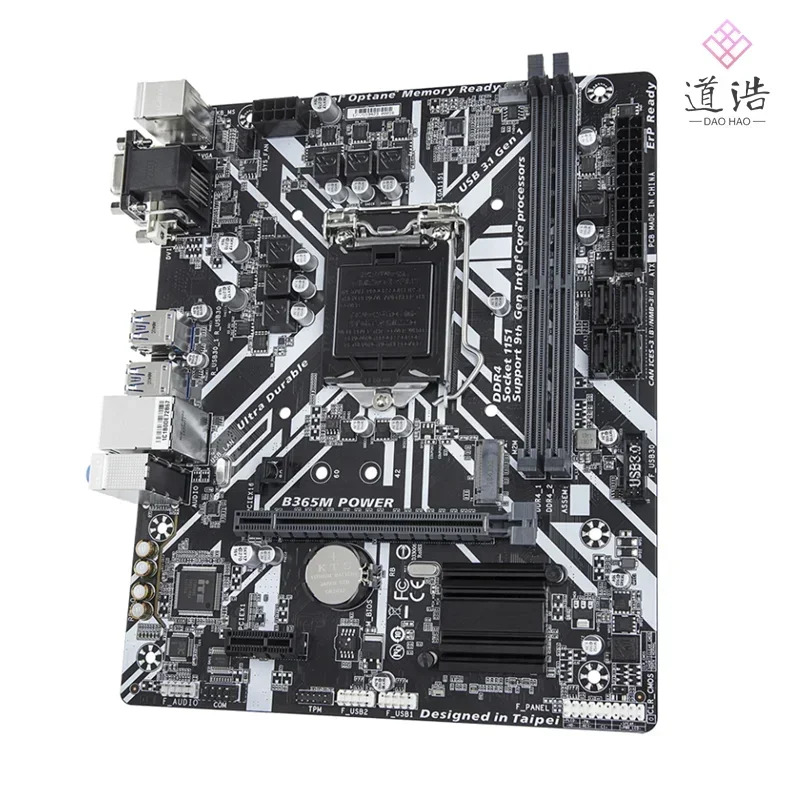 B365M POWER 마더보드32GB LGA 1151 DDR4 마이크로 B365 메인보드 완전 작동 리퍼