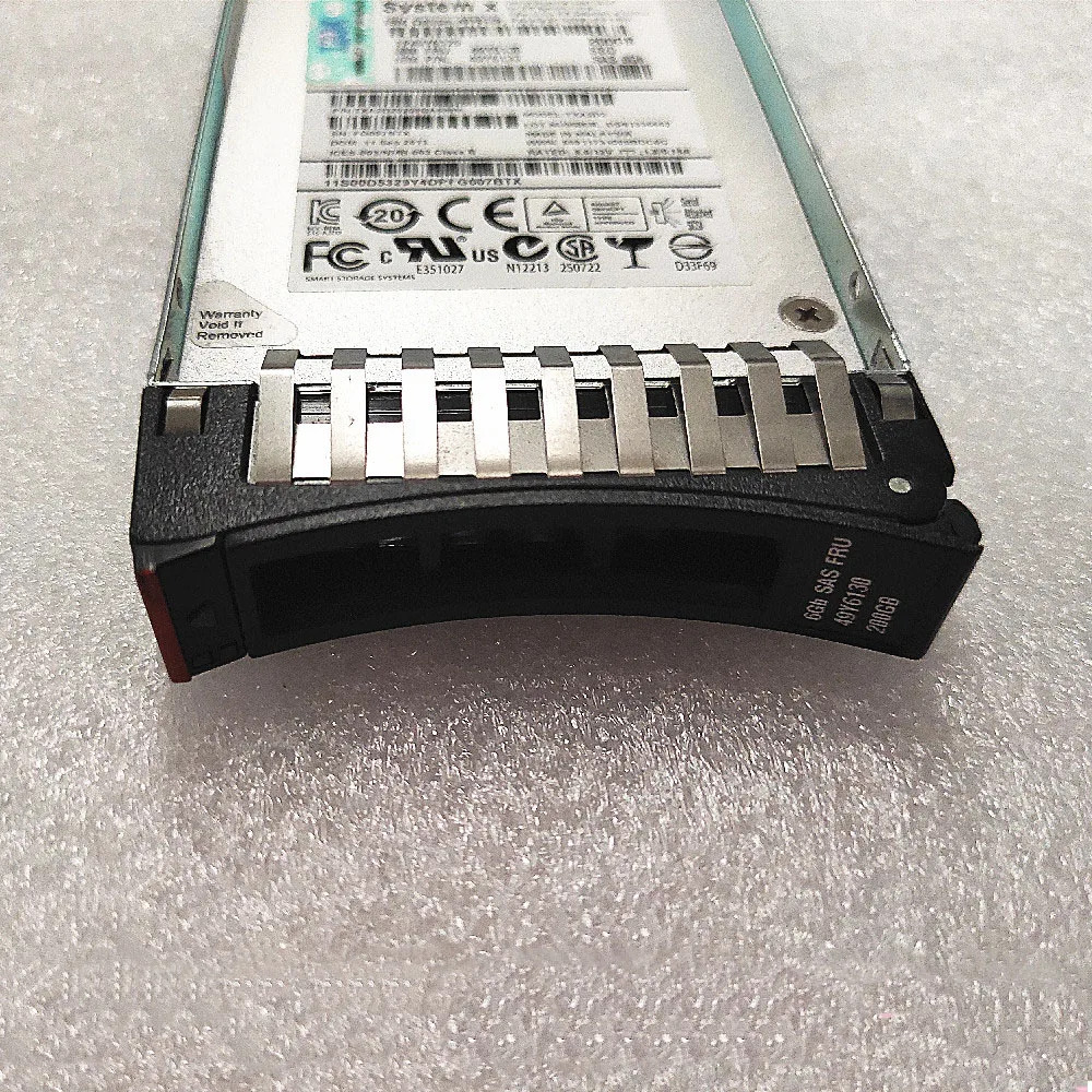 IBM 시스템 X M4 49Y6130 49Y6133 SAS 서버 솔리드 스테이트 2.5인치200GB
