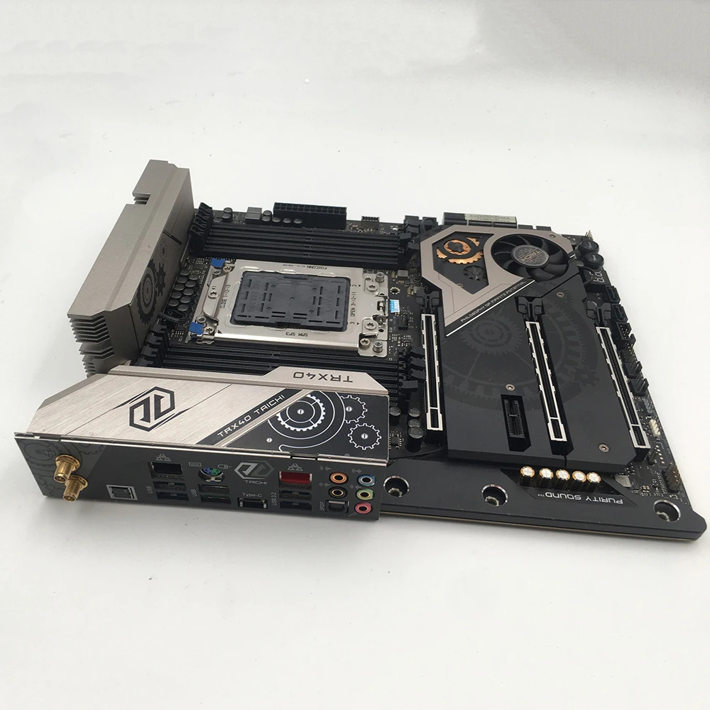 ASRock호환TAICHI 데스크톱 마더보드 TRX40 8 DDR4 24핀 256GB 지지대 3970X 3900X