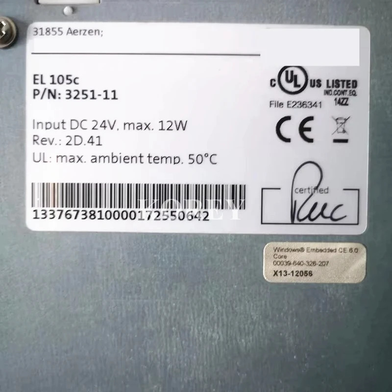 터치 스크린 HMI EL105C EL 105C 3251-11 3251-0003 리퍼