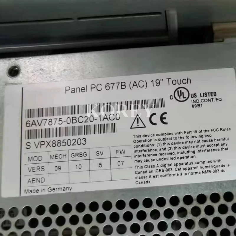 PC677B 산업제어판 67875-0BC20-1AC0