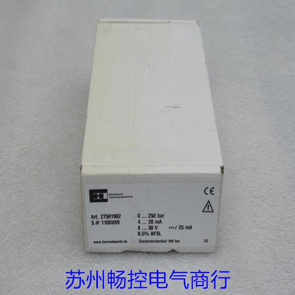 Herrenknecht 압력센서 27501902 포장 250bar 신