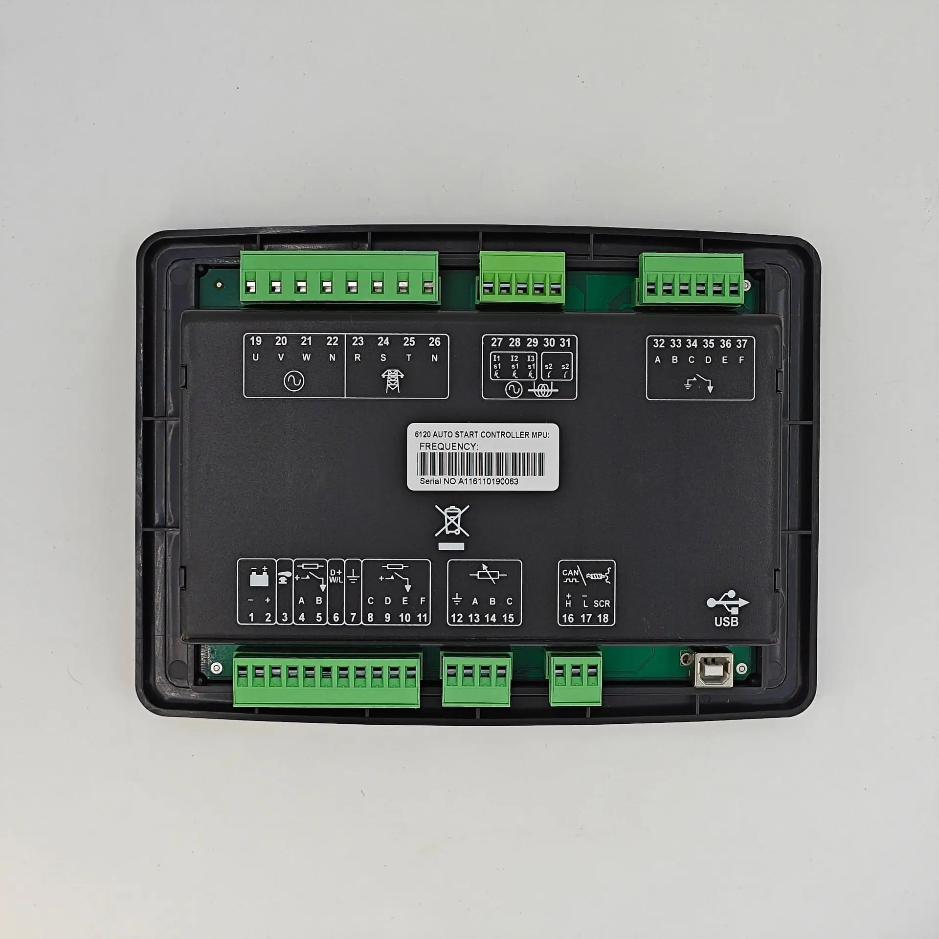DSE6120 DSE6110 발전기 자동 시작 컨트롤러 패널 제어 모듈