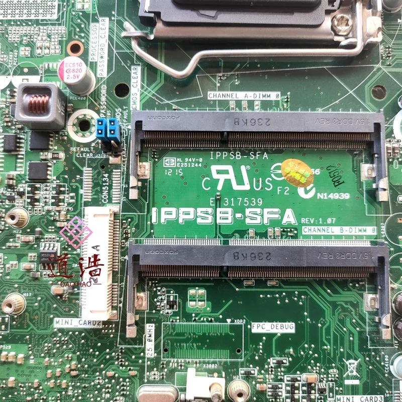 Dell piron 2320 AIO 마더보드CN-06D4YP IPPSB-SFA 06D4TP 6D4YP DDR3 메인보드 완전 작동 리퍼
