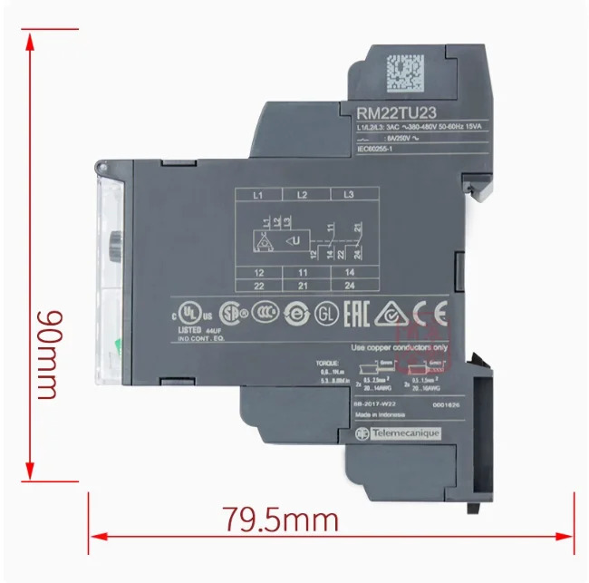 SCHNEIDER RM22TU23 측정 제어 릴레이는 RM4TU02를 대체