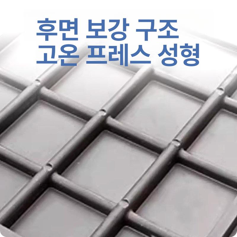 맨홀뚜껑 사각형 강화플라스틱 하수도 오수맨홀 수로관 덮개판 철근 프레임 도로용 - 상세 이미지 3