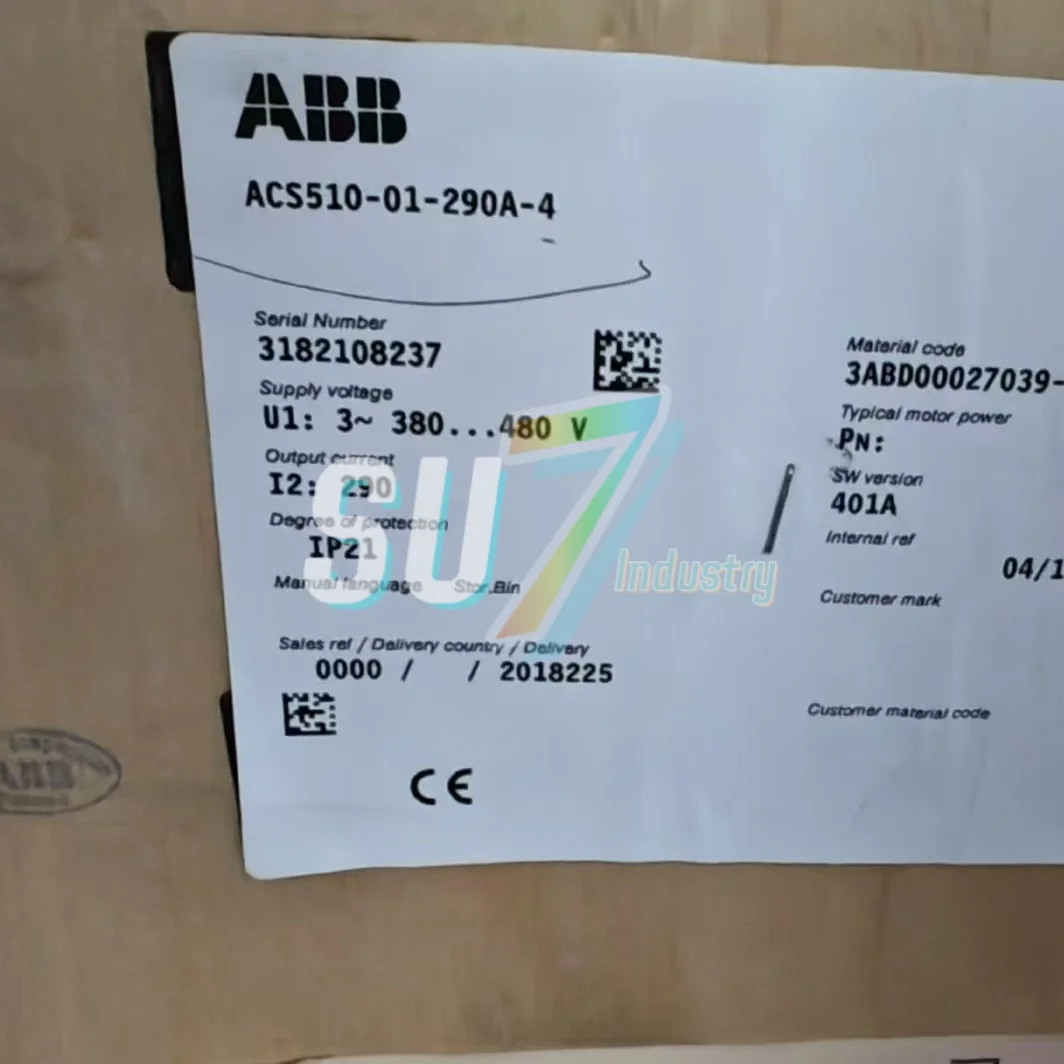 주파수 변환기 ACS510-01-246A-4 ACS510-01-290A-4 원본