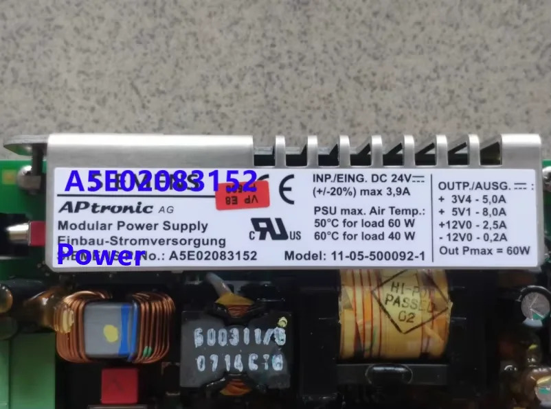오리지널 파워 A5E02083152 11-05-500092-1