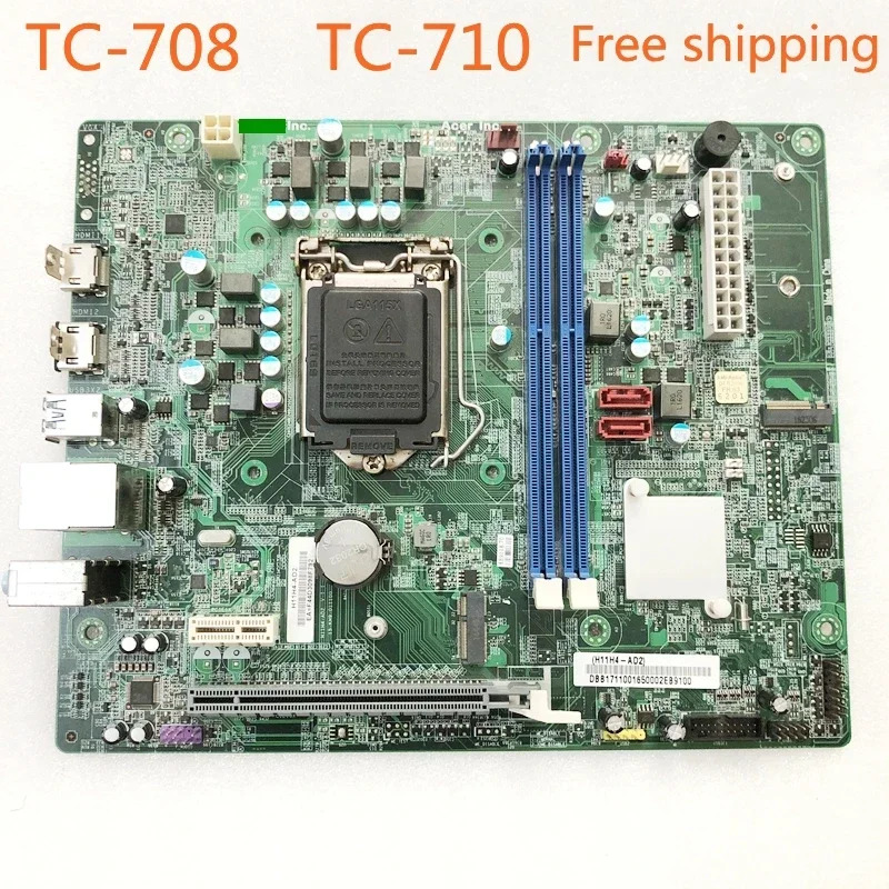 H11H4-AD2 Acer TC-708 TC-710 데스크탑 마더보드 H110 LG1151 DDR3L 메인보드 완전 작동 리퍼