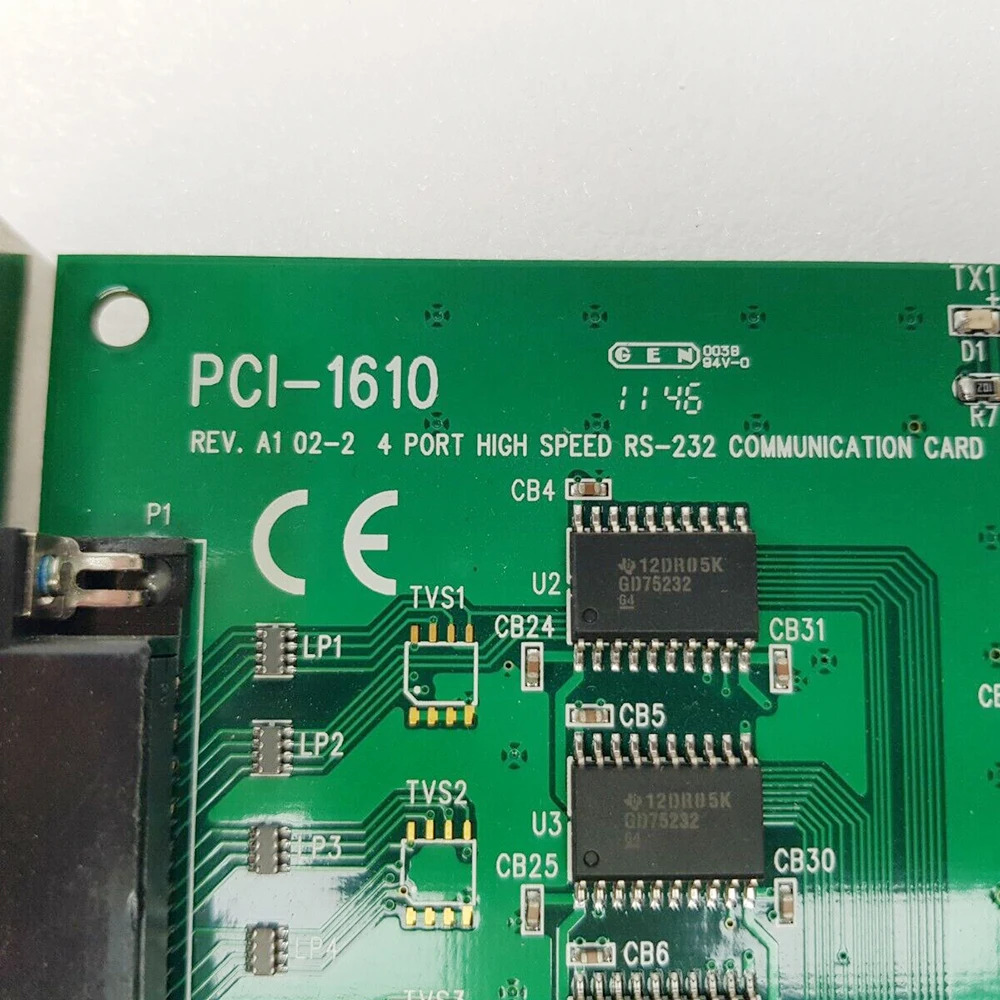 어드밴텍 4 포트 고속 RS-232 PCI 통신 카드 서지 보호 PCI-1610 REV.A1
