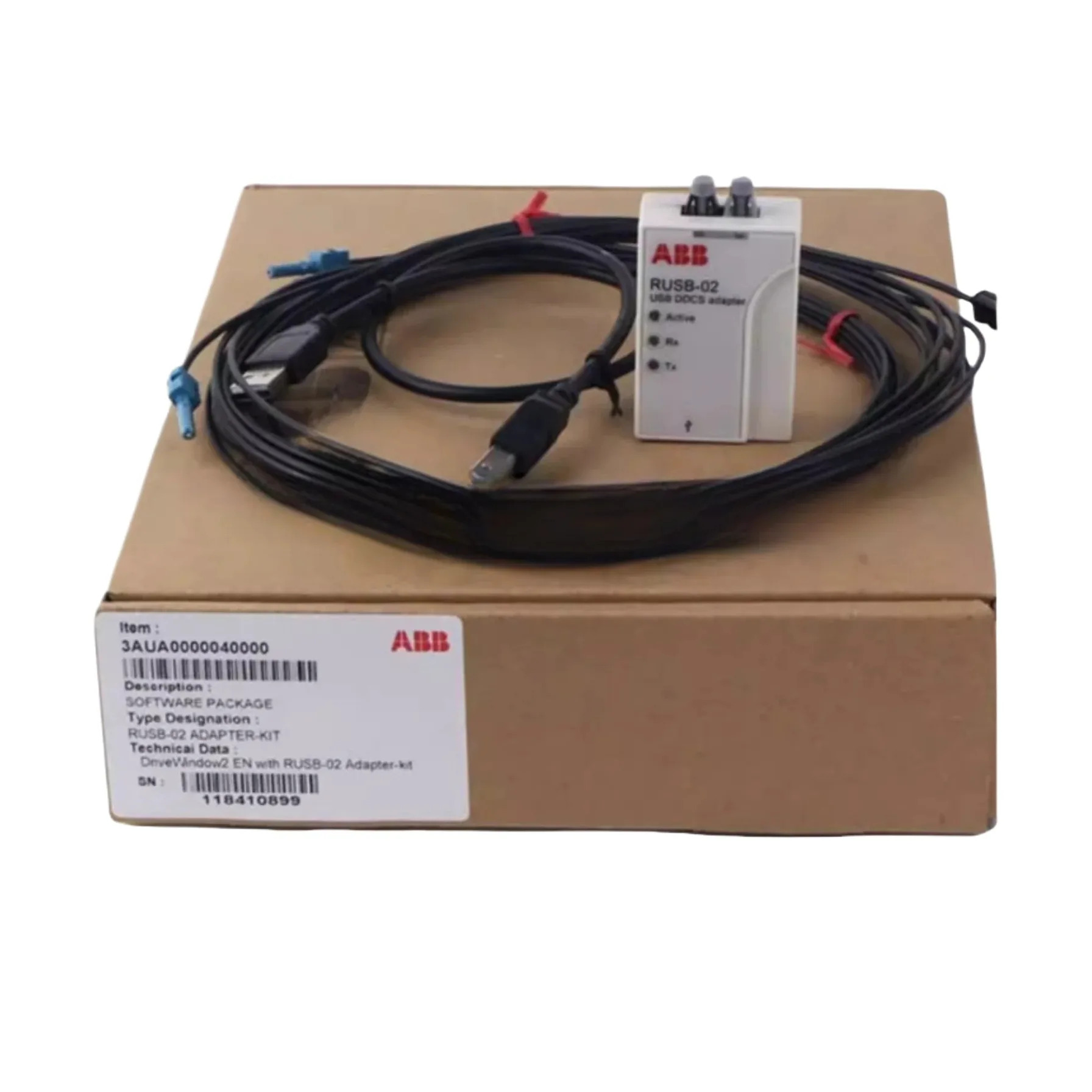 원본 ABB RUSB-02 3AUA0000040000 주파수 변환기 디버깅 코딩 도구