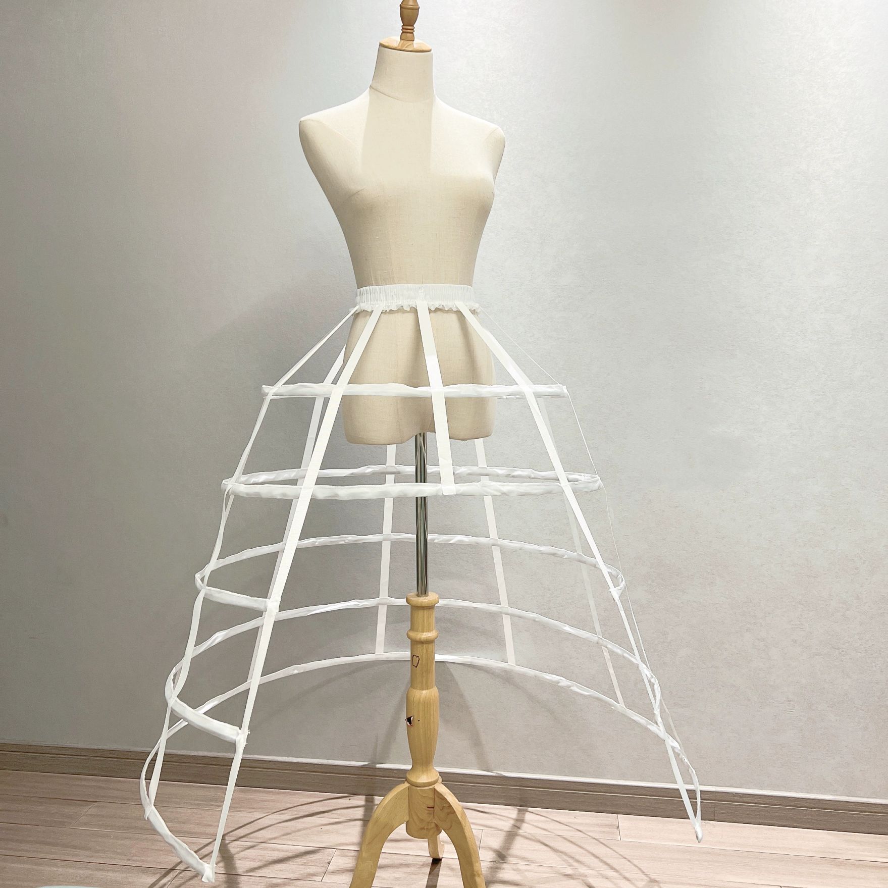 페티코트 스커트 귀족드레스 캉캉 지지대 새장 드레스속치마 풍성한 퍼프 볼륨속치마 - 상세 이미지 2