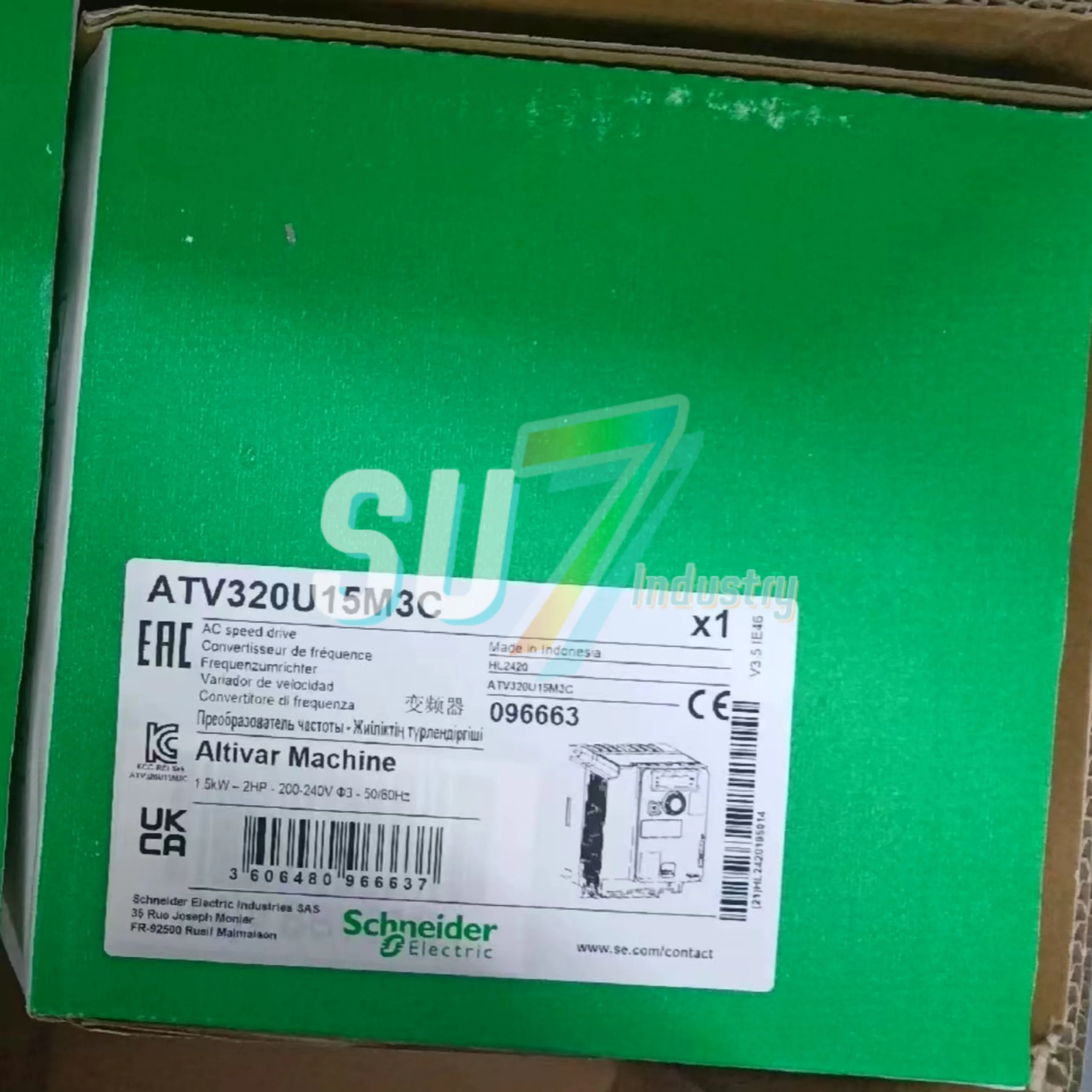 ATV320U15M2C ATV320U15M3C 인버터 원본