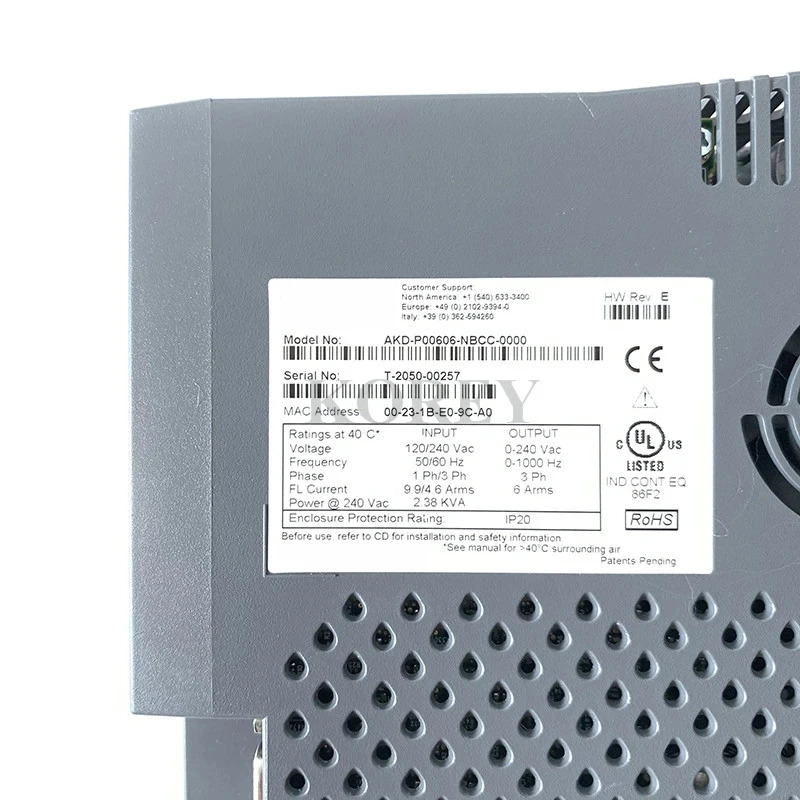 드라이버 AKD-P00606-NBCC-0000 AKD-P00606-NBEC-0000 원본 하시기 바랍니다