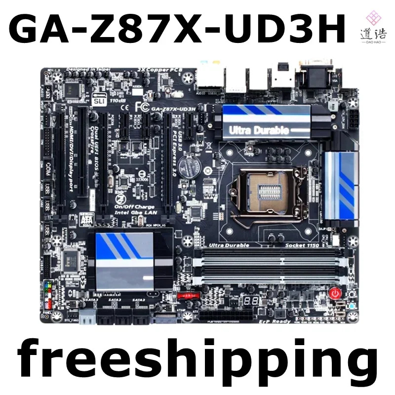Gigabyte호환GA-Z87X-UD3H 마더보드32GB LGA 1150 DDR3 Z87 메인보드 완전 작동 리퍼