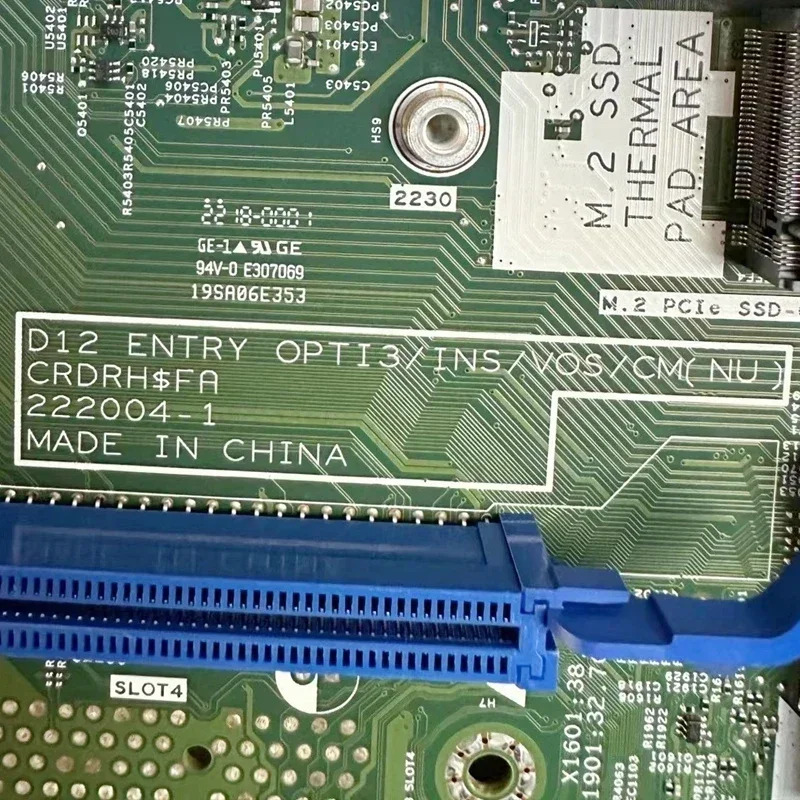 Dell piron 3910 MT 마더보드CN-01GG3D 222004 -1 01GG3D 1GG3D 12번째 CPU DDR4 B660 메인보드 완전 작동