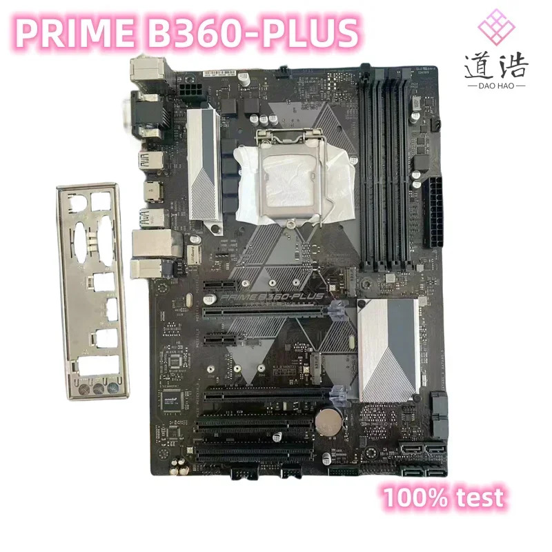 PRIME B360-PLUS 마더보드64GB PCI-E3.0 M.2 USB3.1 USB2.0 LGA 1151 DDR4 B360 메인보드 완전 작동 리퍼